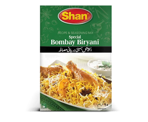 Shan Bombay Biryani Masala 60 grams pack wholesale price in Karachi - massivePK