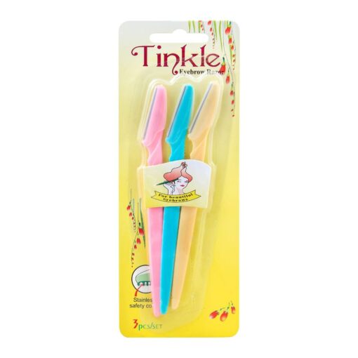 Tinkle Eye Brow and Facial Hair Razor- Original - 3 Razors Pack ...